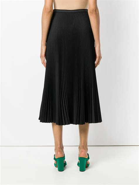 prada mini skirt for men|Prada pleated midi skirt.